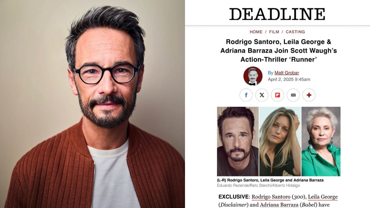 Rodrigo Santoro é anunciado no elenco de novo filme com estrelas de Hollywood