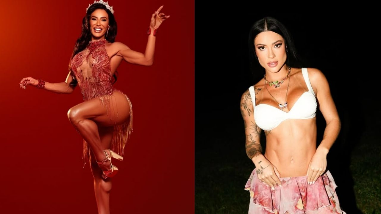 Gracyanne Barbosa nega rivalidade com atual namorada de Belo