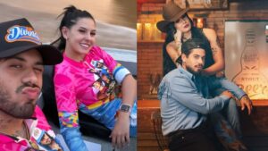 Zé Felipe e Ana Castela aparecem de mãos dadas durante pescaria em família