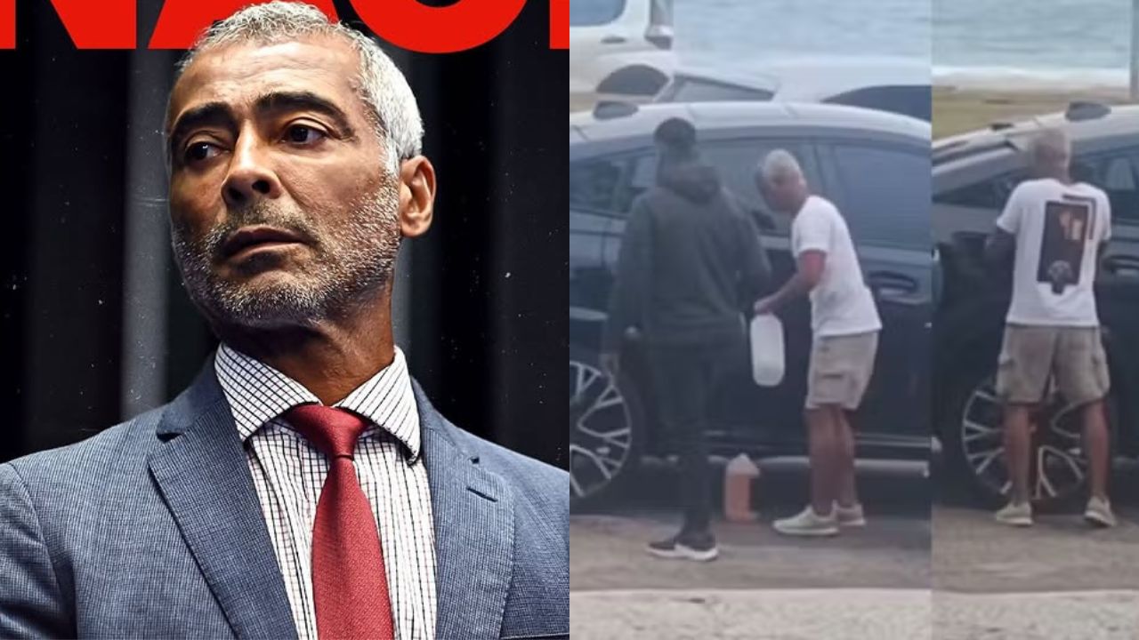 Carro de R$1,5 milhão de Romário enguiça no meio da rua! Veja o motivo