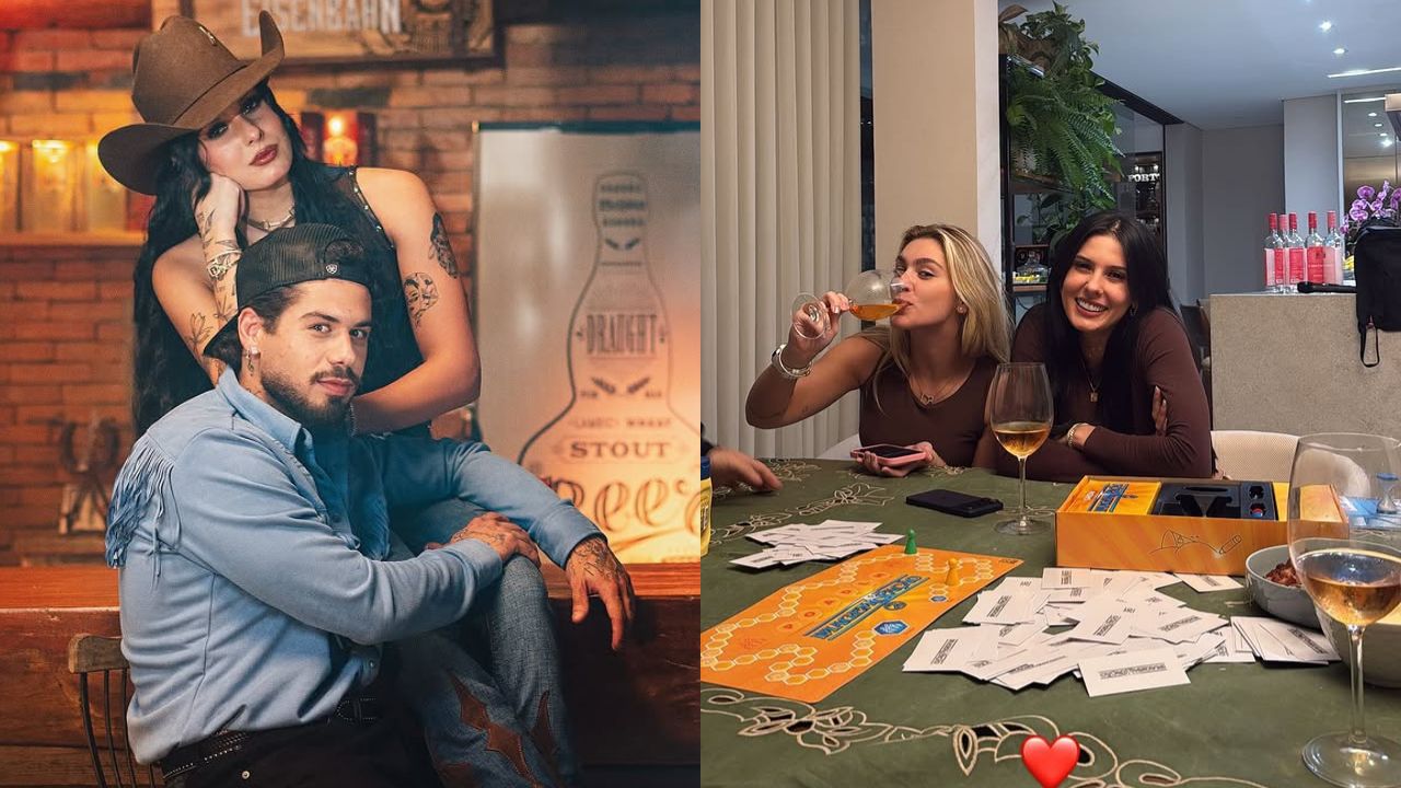 Zé Felipe posta Ana Castela em noite de jogos na casa da cantora