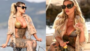 Andressa Urach relembra momentos íntimos com cantor sertanejo