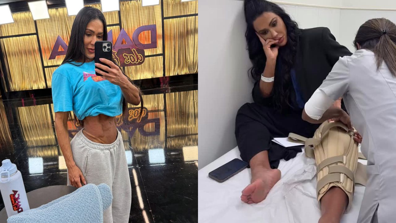 Gracyanne Barbosa recebe presente romântico após alta hospitalar