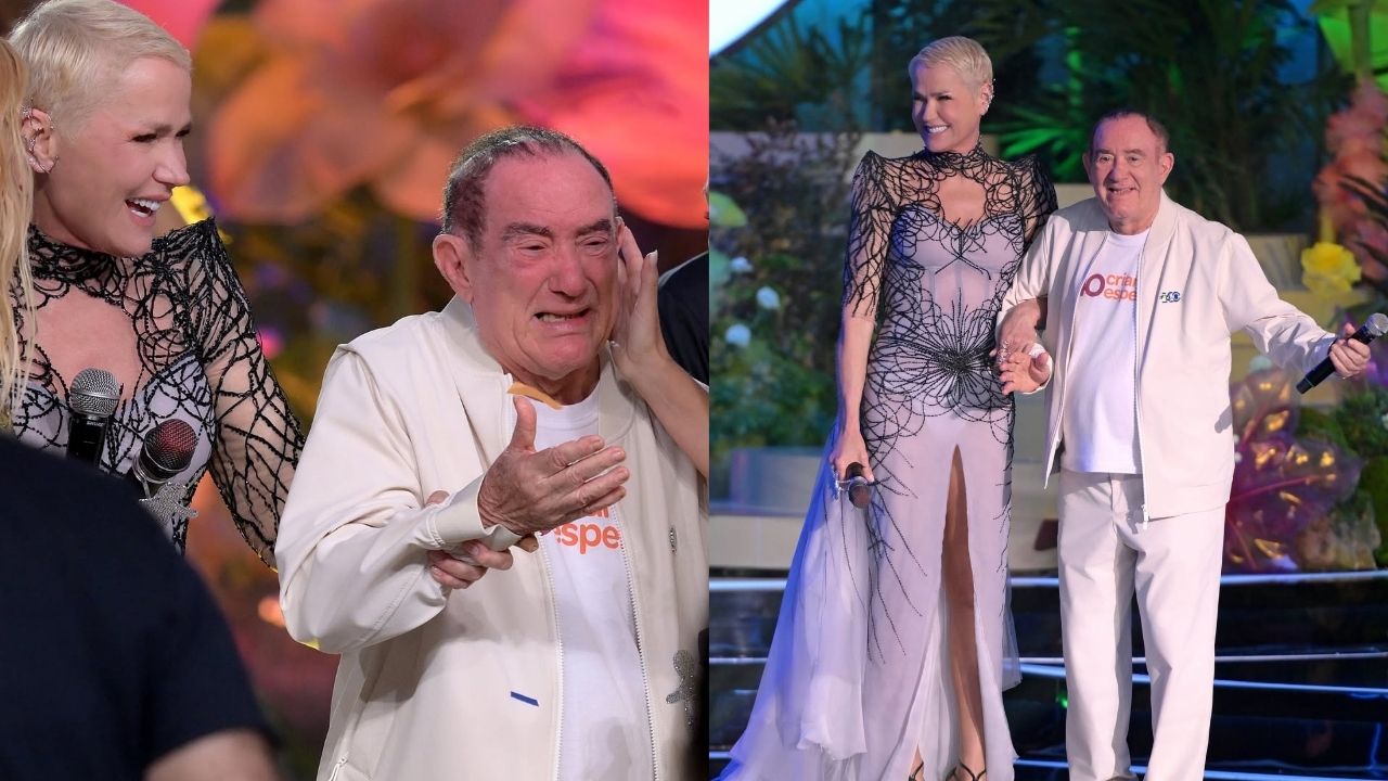Renato Aragão se emociona em homenagem no Criança Esperança 2025