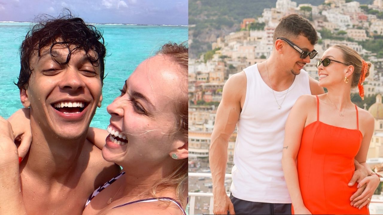 Tata Estaniecki e Júlio Cocielo são vistos juntos pela primeira vez após separação