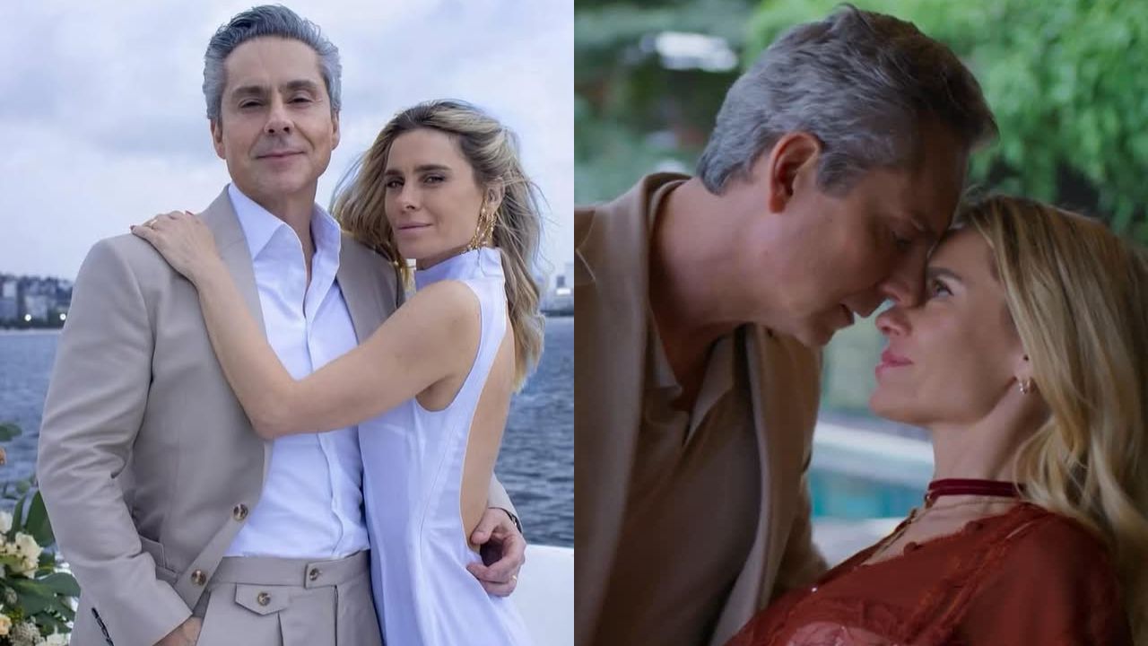 Alexandre Nero e Carolina Dieckmmann gravam cenas finais de Vale Tudo