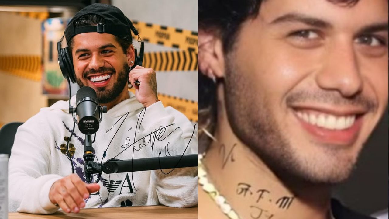 Zé Felipe altera tatuagem que fez para Virginia; veja como ficou