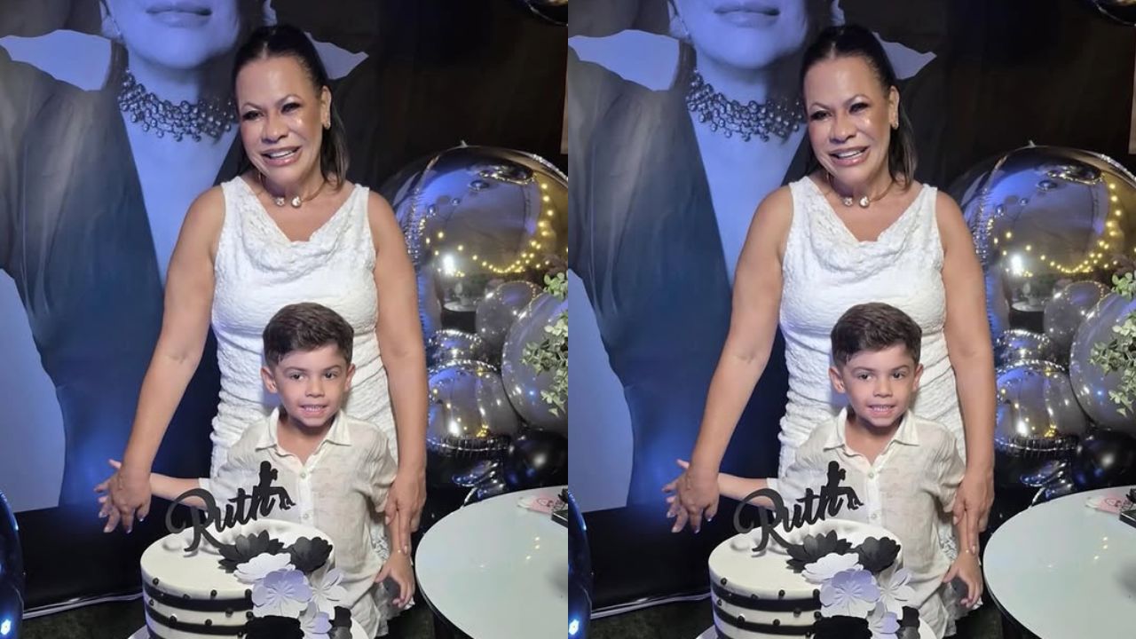 Filho de Marília Mendonça rouba a cena no aniversário de Dona Ruth