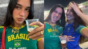 Virou brasileira? Dua Lipa recebe presente especial e se declara para os fãs