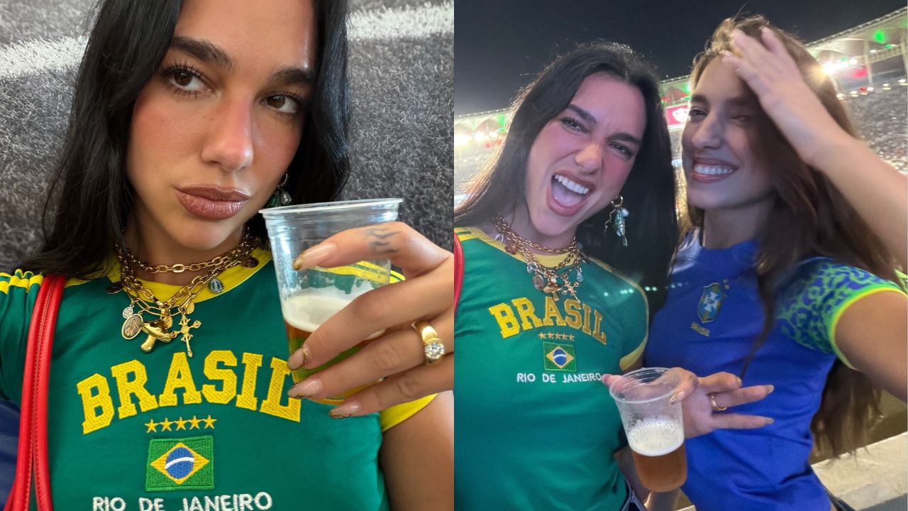 Virou brasileira? Dua Lipa recebe presente especial e se declara para os fãs