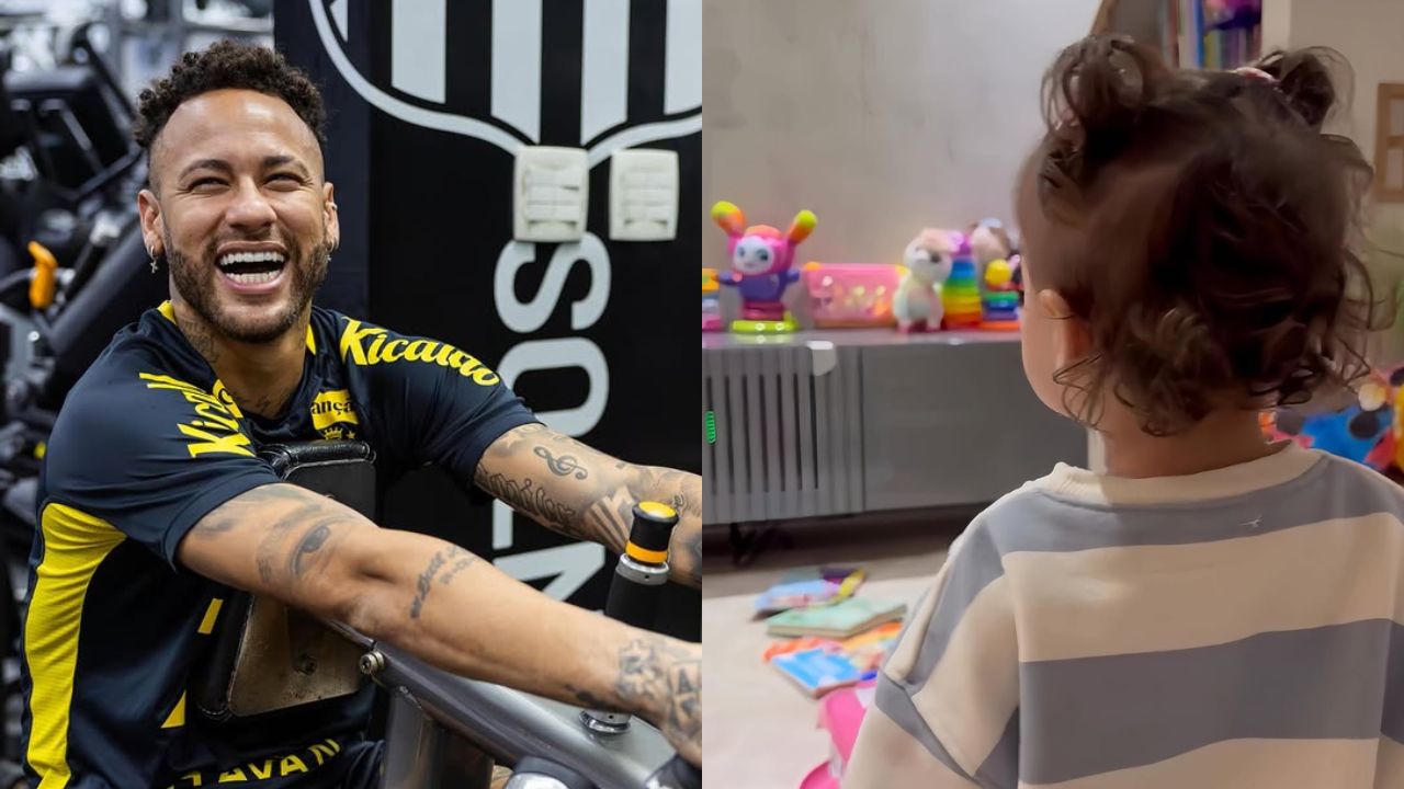 Filha de Neymar se recupera após cirurgia repentina