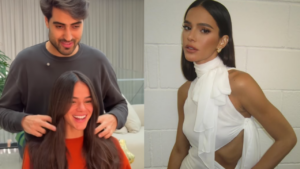 Bruna Marquezine coloca megahair e muda o visual