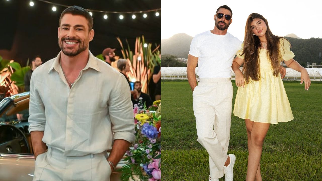 Cauã Reymond se emociona ao falar da relação com a filha