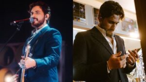 Gustavo Mioto pede dicas de atuação para cantor veterano