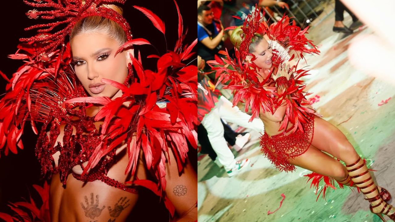 Virginia ignora críticas após estrear como Rainha de Bateria
