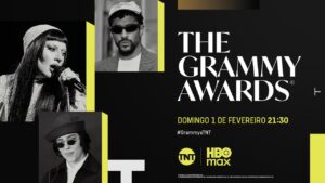 Imagem de divulgação da premiação The Grammy Awards
