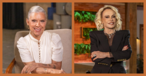 Ana Maria Braga e Astrid Fontenelle, duas mulheres fortes da TV brasileira, que enfrentaram o machismo ao longo de suas carreiras, mostrando resistência e superação.