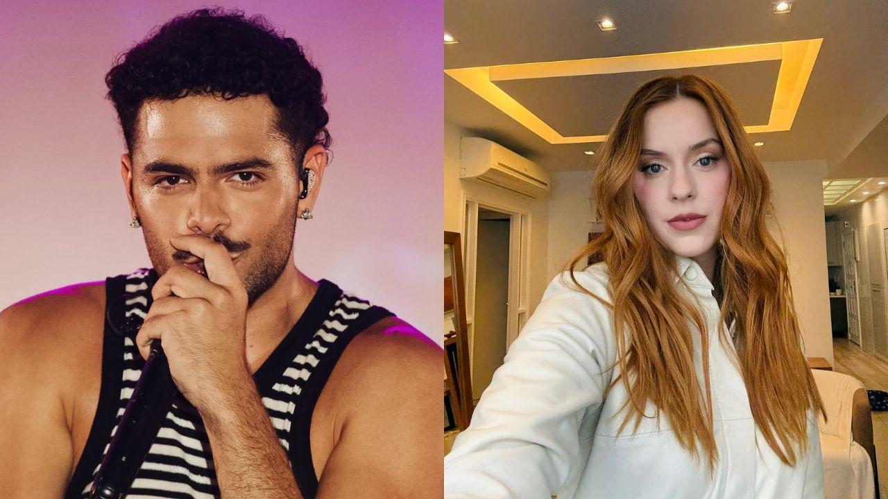 Montagem de fotos. À esquerda, Pedro Sampaio; à direita, Sophia Abrahão