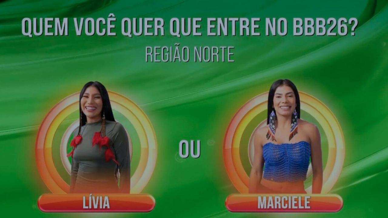 Livia e Marciele disputam vaga no BBB26