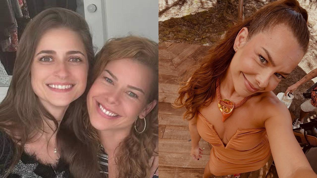 Montagem de fotos. À esquerda, Fernanda Souza e Eduarda Porto; à direita, Fernanda Souza
