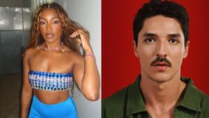 Iza aparece de romance com João Vitor Silva