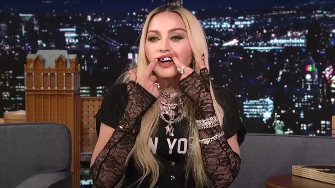 A joia dental de Madonna virou assunto e o valor chocou a web
