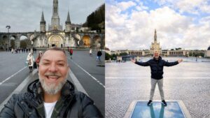 Montagem de duas fotos de Vagner Lara