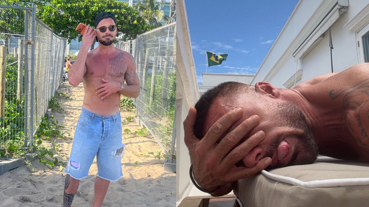 Ricky Martin curte dias no Rio e chama atenção ao seguir galãs brasileiros nas redes