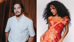 Duda Santos e Tiago Iorc são vistos juntos em clima de romance no Rio