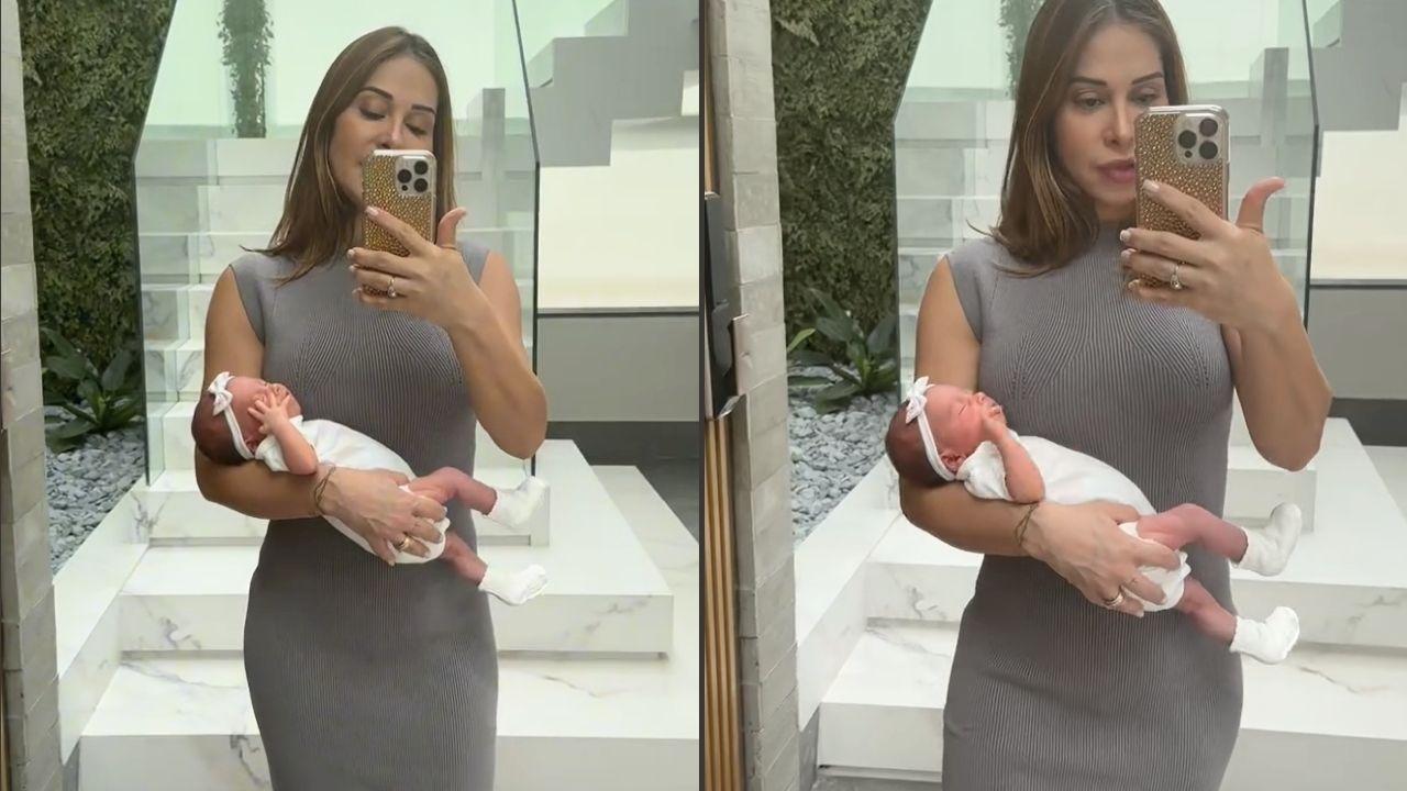 Maíra Cardi pede orações para a filha Eloah; bebê está internada