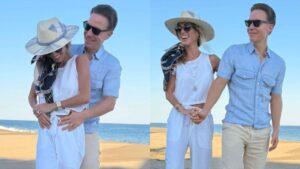 Anahí e seu marido Manuel Velasco