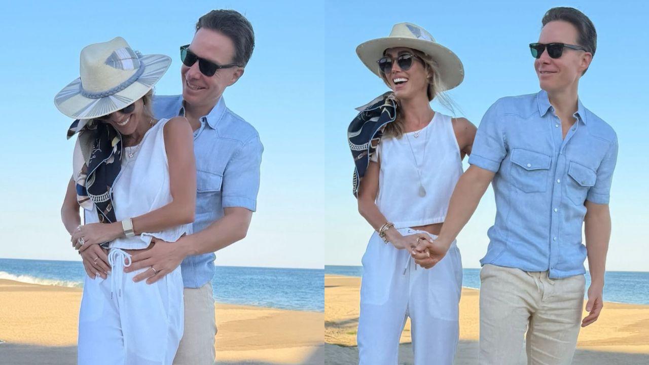 Anahí e seu marido Manuel Velasco