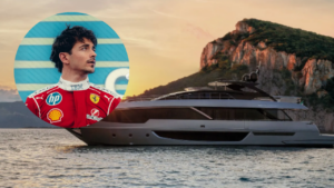 Charles Leclerc apresentou novo iate de luxo avaliado em até R$ 74 milhões e impressionou fãs da Fórmula 1 com embarcação exclusiva
