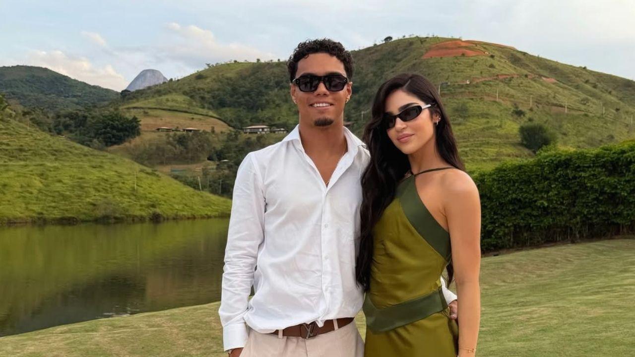 Flagra! Filho de Ronaldinho Gaúcho e Giovanna Buscacio trocam beijos no Rio
