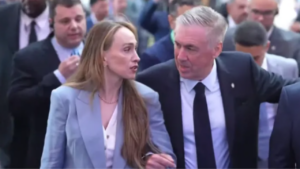 Mariann McClay, esposa de Carlo Ancelotti, chamou atenção durante convocação da Seleção ao surgir com bolsa de luxo avaliada em cerca de R$ 140 mil