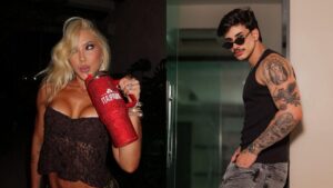 Virginia e modelo Guilherme Queiroz