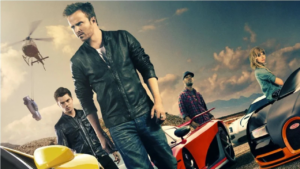 Aaron Paul interpreta Tobey Marshall, piloto que busca provar sua inocência em