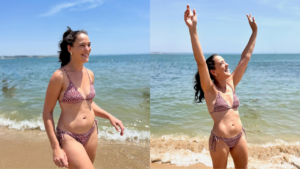 Adriana Birolli compartilhou momentos das férias em Lisboa e chamou a atenção dos seguidores