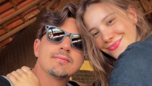 Atriz contou aos seguidores detalhes sobre o início do relacionamento com Haroldinho Freitas