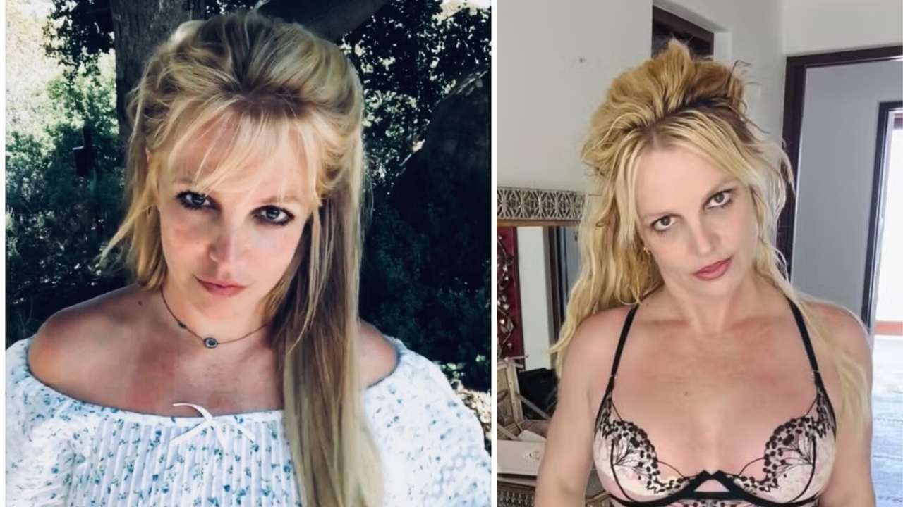 Britney Spears voltou a chamar atenção nas redes sociais ao compartilhar fotos de lingerie e um desabafo pessoal