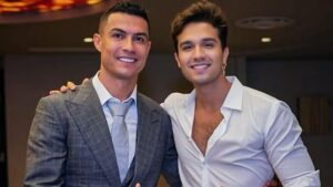 Cristiano Ronaldo e Luan Santana