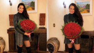 Luiza Ambiel reflete sobre flores de admirador: 'Sempre associei a velório'