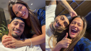 Natalia Belloli afirma que o apoio de Raphinha e do filho Gael é fundamental para enfrentar a exposição pública