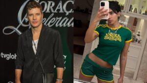 Montagem de duas fotos. À esquerda, Daniel de Oliveira; à esquerda, Anitta