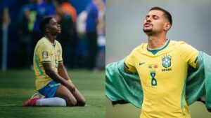 Endrick e Bruno Guimarães