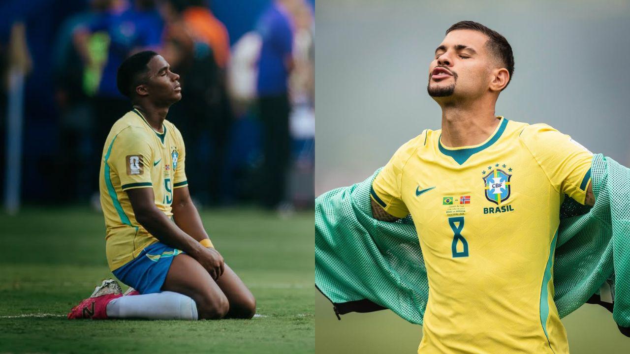 Endrick e Bruno Guimarães