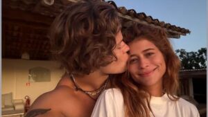 Lucas Braathen e Isadora Cruz