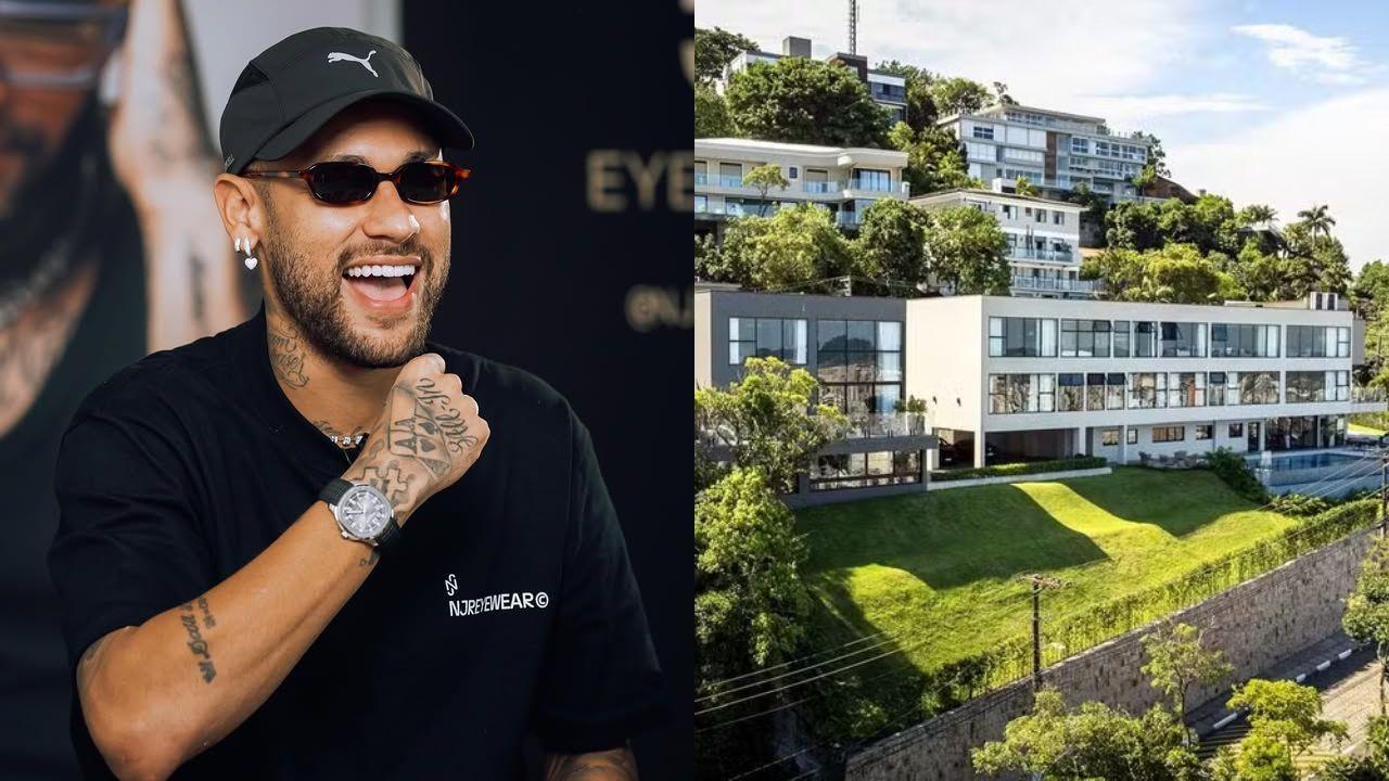 Neymar e sua mansão