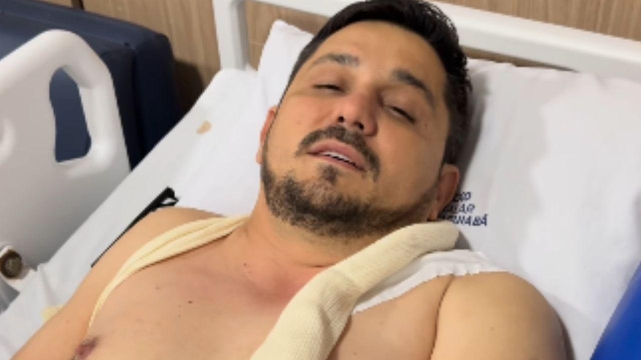 Vídeo: primo de Ana Castela sofre queda de touro e quebra clavícula
