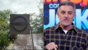 Luciano Huck mostrou o robô que usa para limpar as janelas de sua mansão